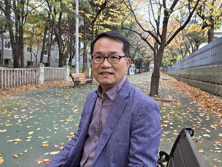 수원 권선동 아파트에서 우장문 교사의 현재 모습