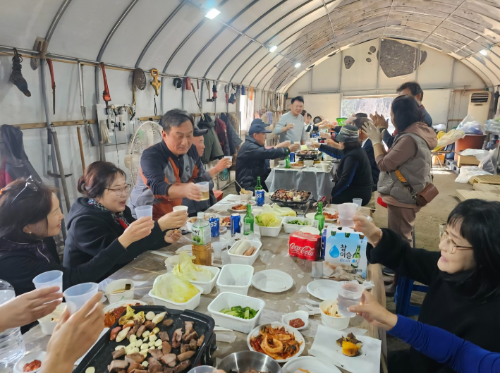 팔색길해설사들의 유쾌한 회식마당