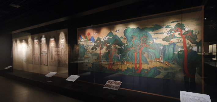 <십장생도 병풍>