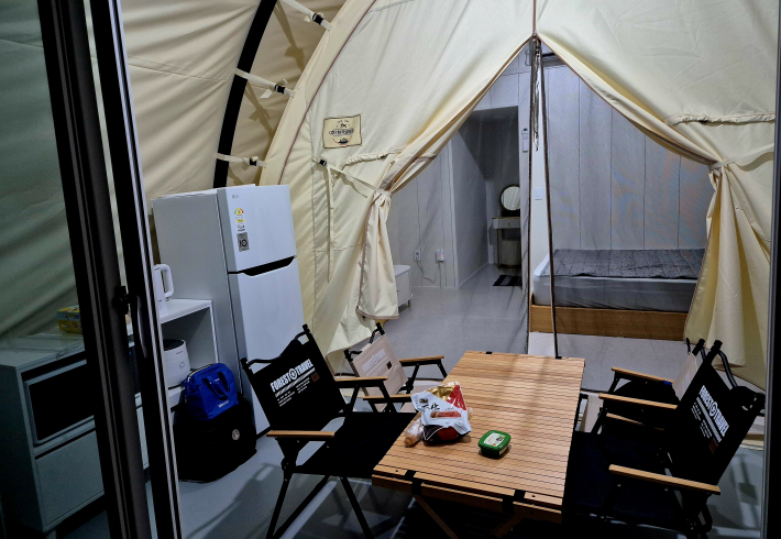 글램핑장 내부 모습