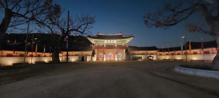 화성행궁 신풍루 야경