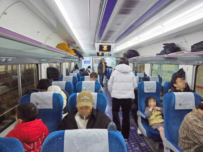 기차를 타고 레고랜드로 떠나는 시간