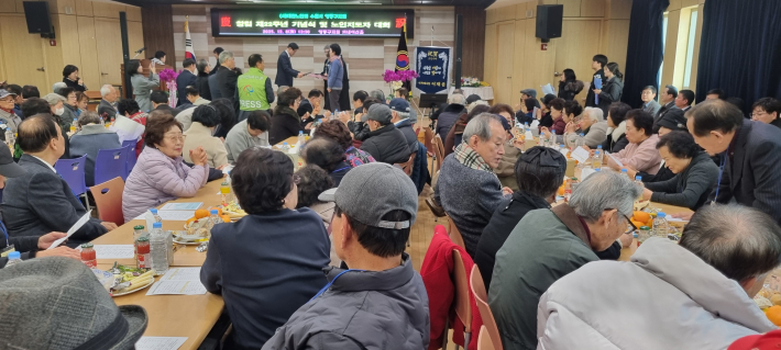 약 2시간 동안 축제의 분위기였던 행사장  현장