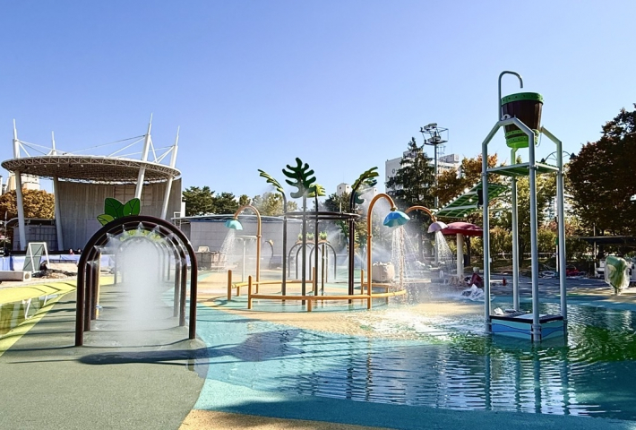 우수시책 최우수(만석공원 물놀이마당 조성)