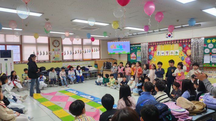 태장학급예술제 모습