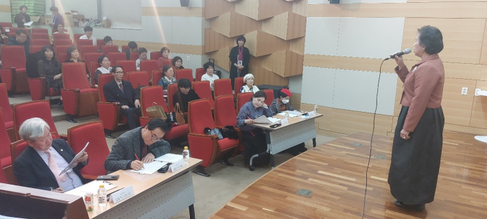 전국시낭송대회 진행 모습