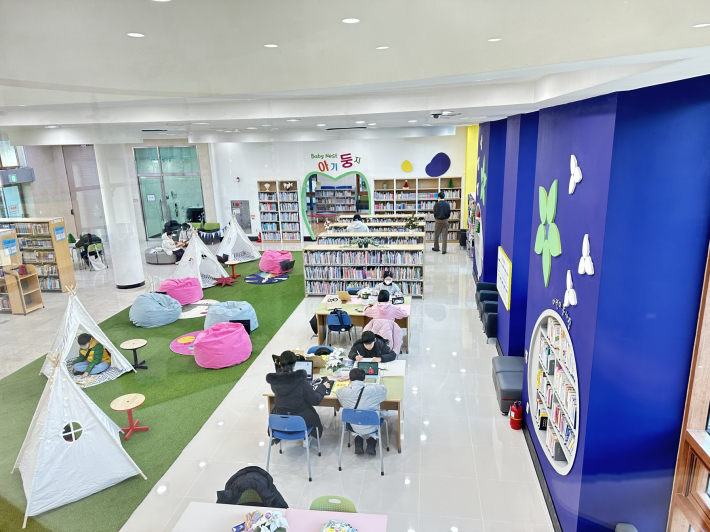 수원시 태장마루도서관 새단장 모습