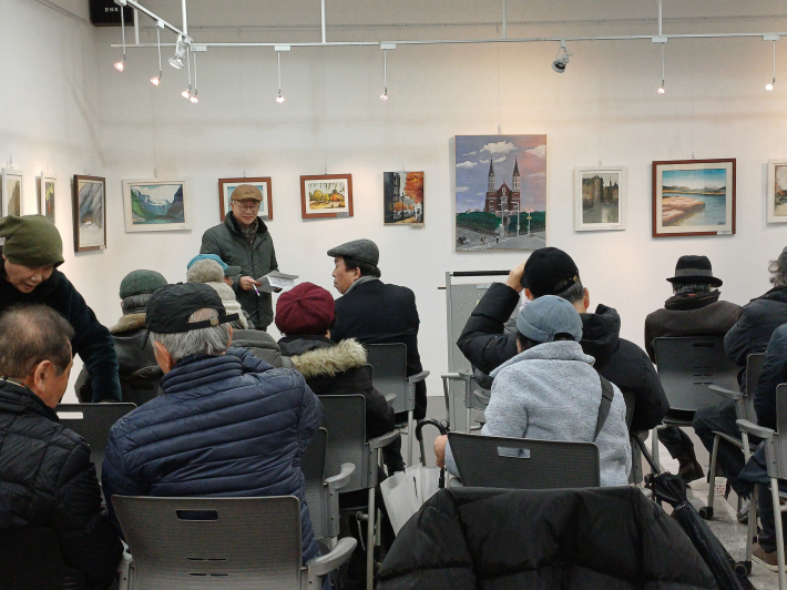 전시회 오프닝 행사 전경