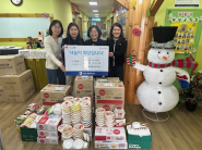 시립파장어린이집, 파장동 행정복지센터에 햇반 650개 기부