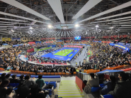 프로배구 여자부 현대건설 홈구장인 수원체육관  