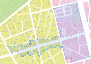 행리단길 일원 지역상생구역 구역도.   