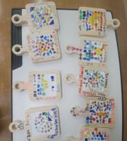 아이들이 완성한 냄비 받침