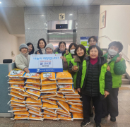 청련암, 조원1동에 쌀 50포 기부