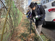 우만2동 통장협의회와 직원들이 설날을 맞아 대청소를 실시 하였다.