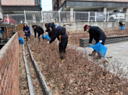 파장동이 민관 합동 설 맞이 대청소를 실시했다.