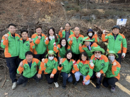 설해피해목잔재 수거활동