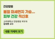 봄철 미세먼지 기승... 피부 건강 적신호