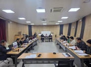 원천동 경로당협의회 회의 사진