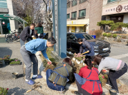 화서2동 주민자치회 화사한 꽃정원 조성 사업