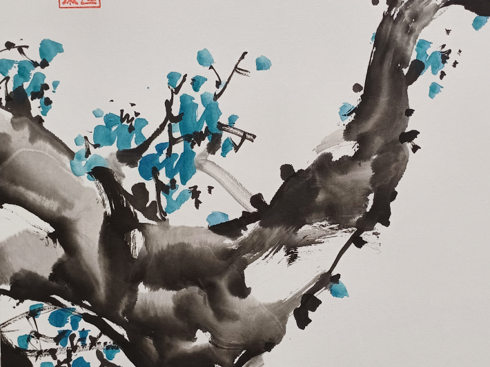 한정민 작가, 청매화, 청렴하게 고귀하다.