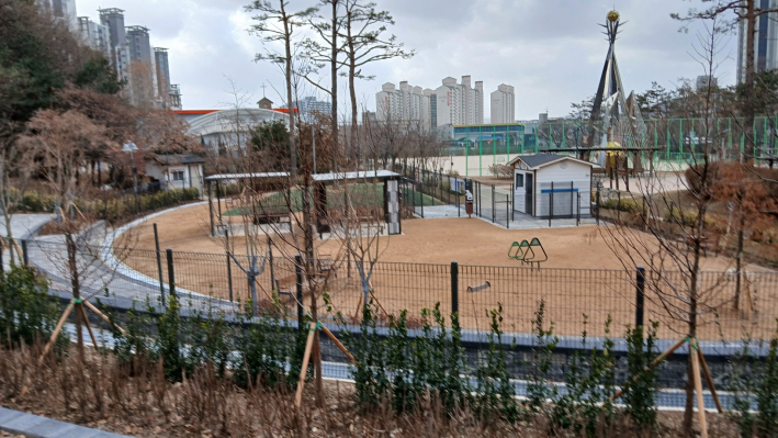 숙지공원 '반려견 놀이터' 전경