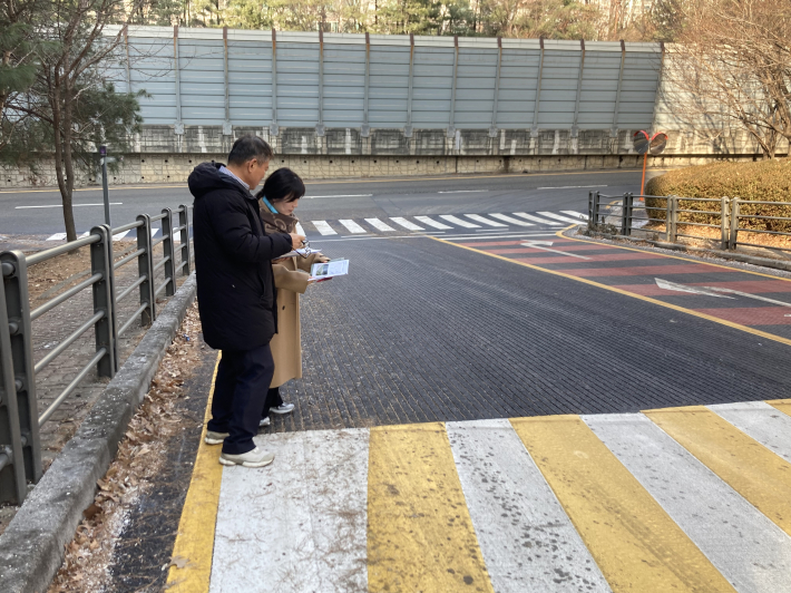 영통3동 강설대비 적설 취약지역 점검 실시