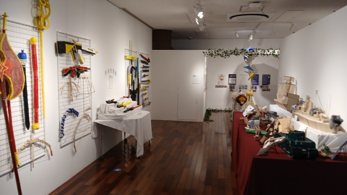 다양한 전시 작품들