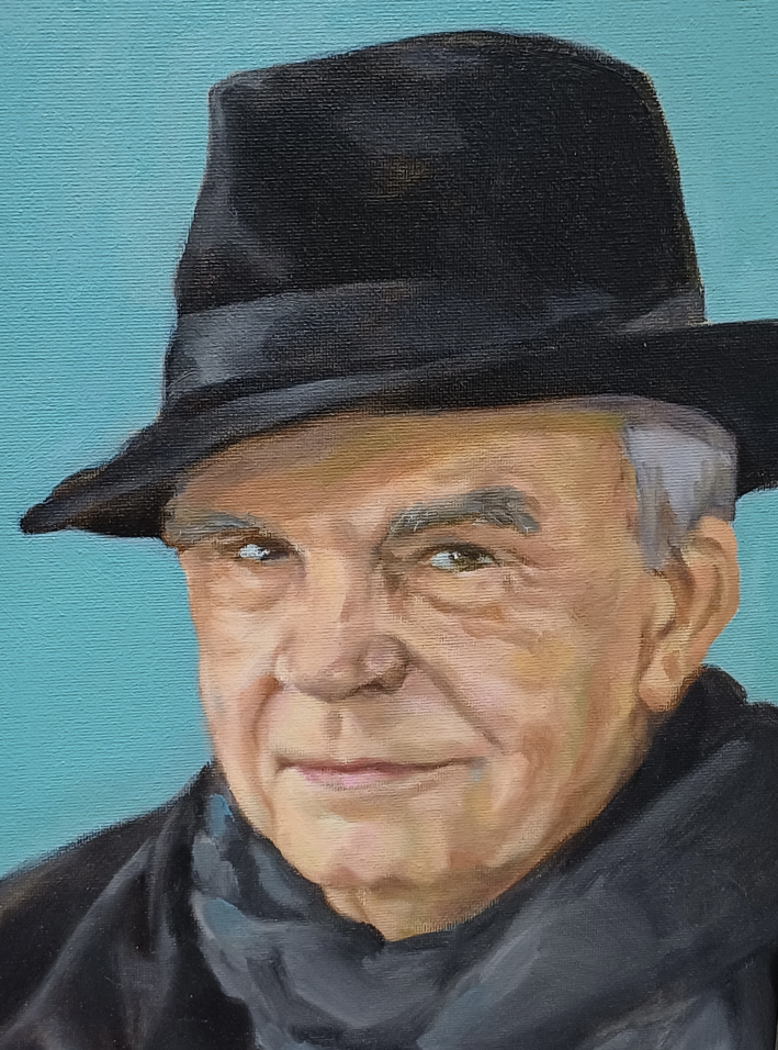 밀란쿤한테라, Oil on Canvas, 33.4✕24.2cm