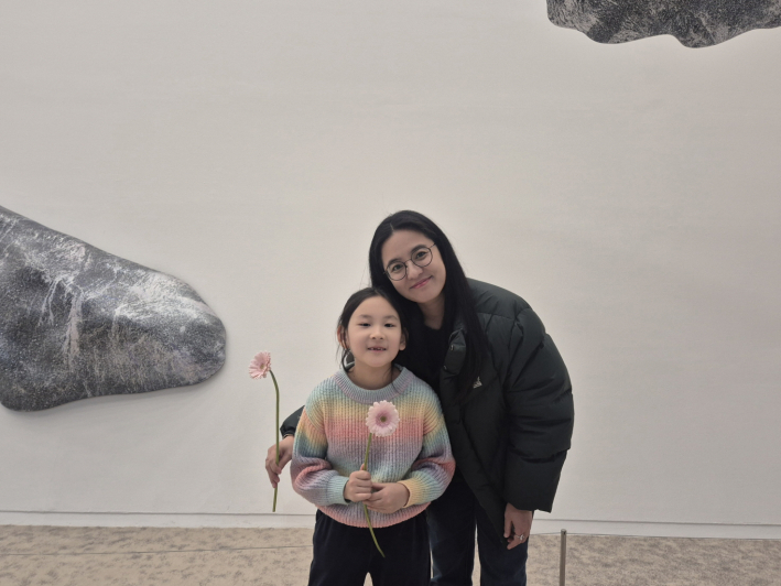 프로그램 참여자, 매원초등학교 류아린 어린이와 보호자 정다운 씨의 모습