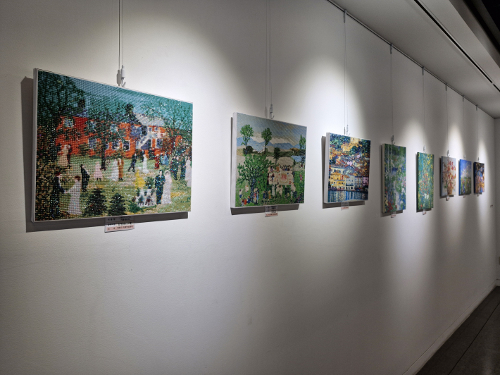  「힐링에 아트를 더하다」 전시 작품들