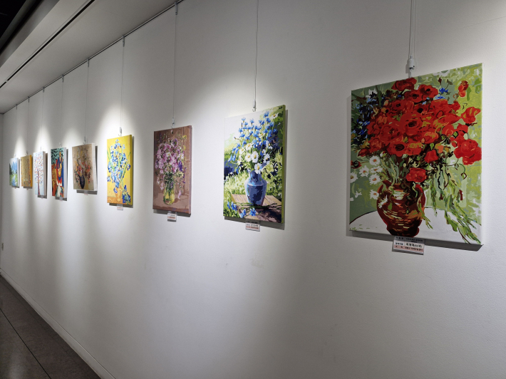  「힐링에 아트를 더하다」 전시 작품들