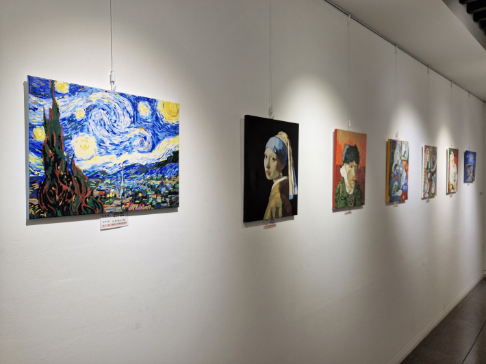 「힐링에 아트를 더하다」 전시 작품들