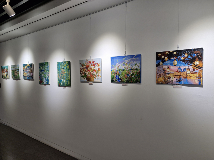 「힐링에 아트를 더하다」 전시 작품들