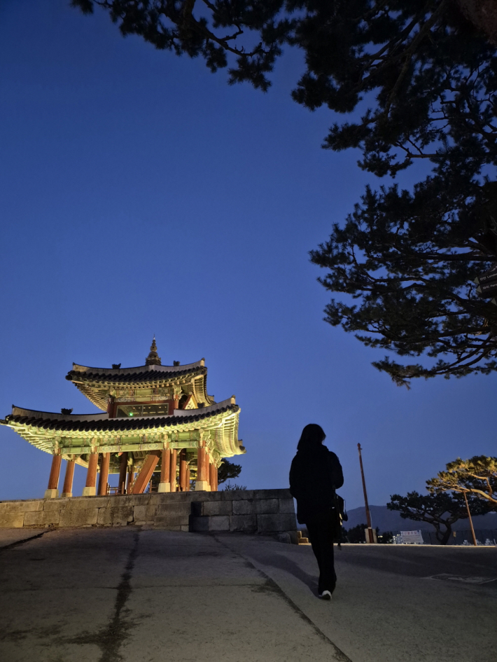 겨울밤의 또 다른 장면과 기억을 더해 주는 곳, '서장대'