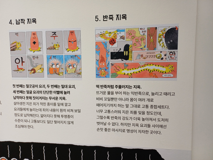 납작 지옥, 반죽 지옥의 그림책 내용