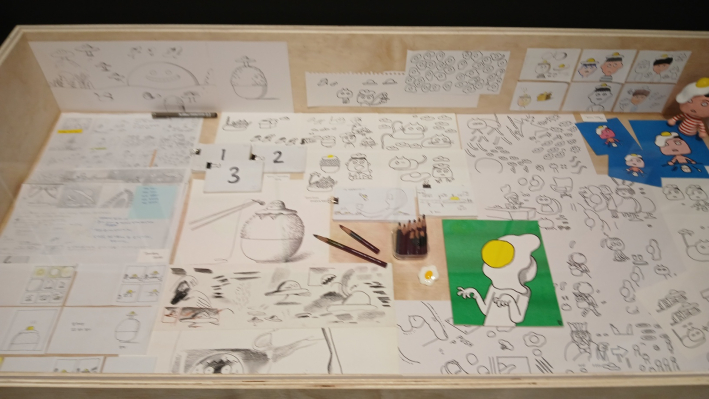 작가의 그림책이 만들어지는 과정을 디테일하게 전시