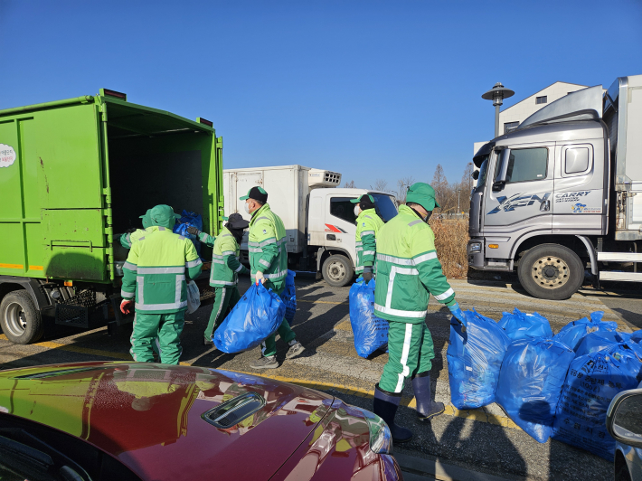 권선2동 한림도서관 인근 합동대청소 실시 