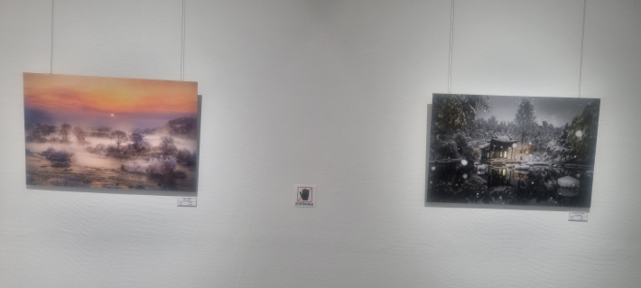 일출과 얼음꽃(충주 남한강12월), 시간이 멈춘 겨울 정원