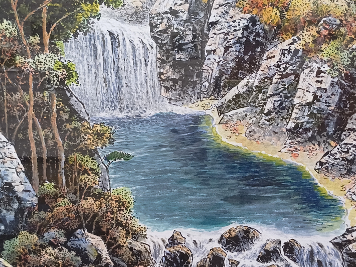 '기억속의 그곳', 45.5✕38.5cm, Watercolor on paper