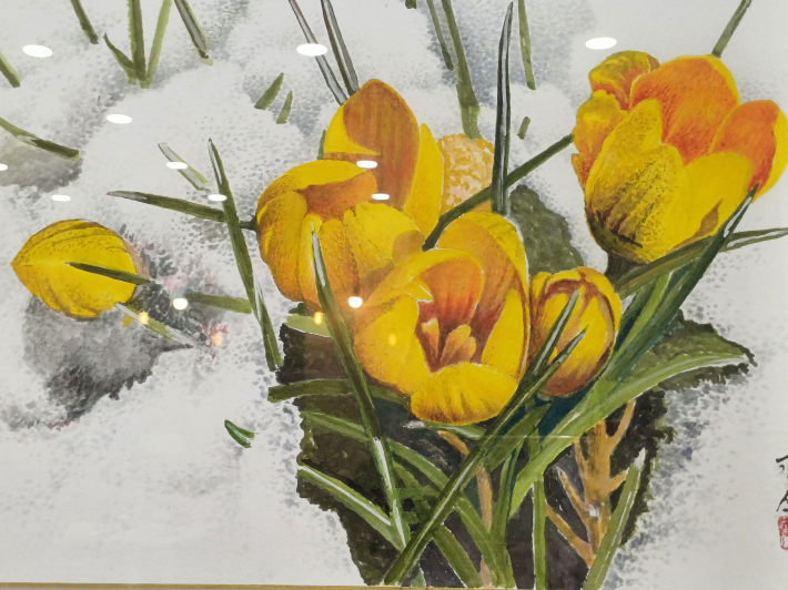 '봄내음', 33.0✕24.0cm, Watercolor on paper