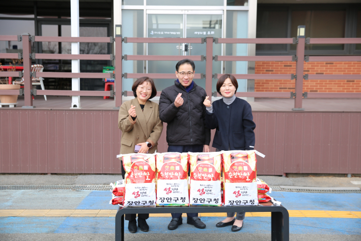 설 명절맞이 장안구청장 시설방문