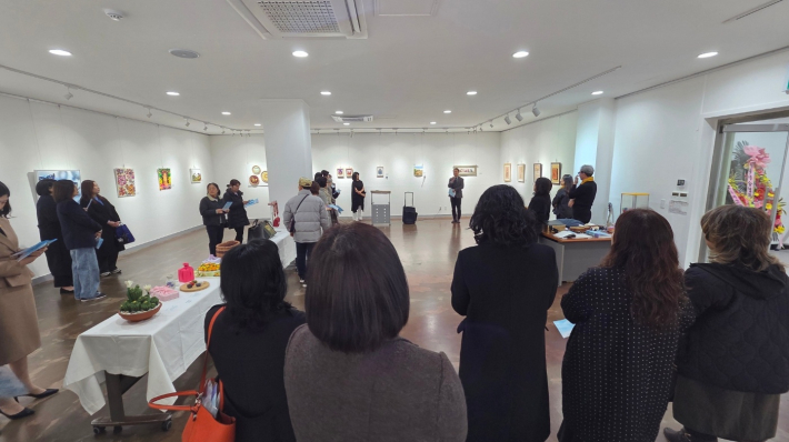 개막 식장에서 전경 사진