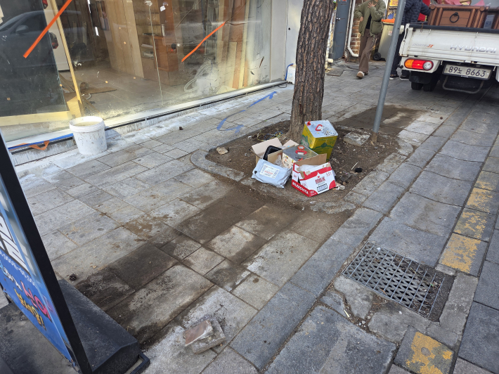 화분 정비 후 사진.