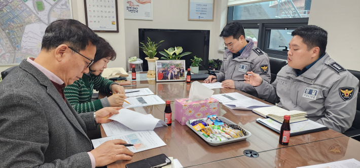 어두운 골목 센서등 설치 사업 협업 간담회 개최