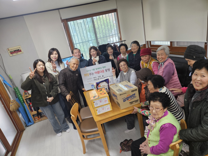 매탄2동 경로당 방문