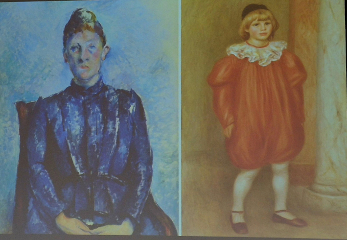 두 작품의 화풍