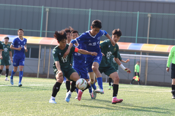 수원중 축구부 경기모습