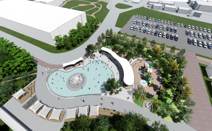 청소년문화공원 물놀이시설 조감도