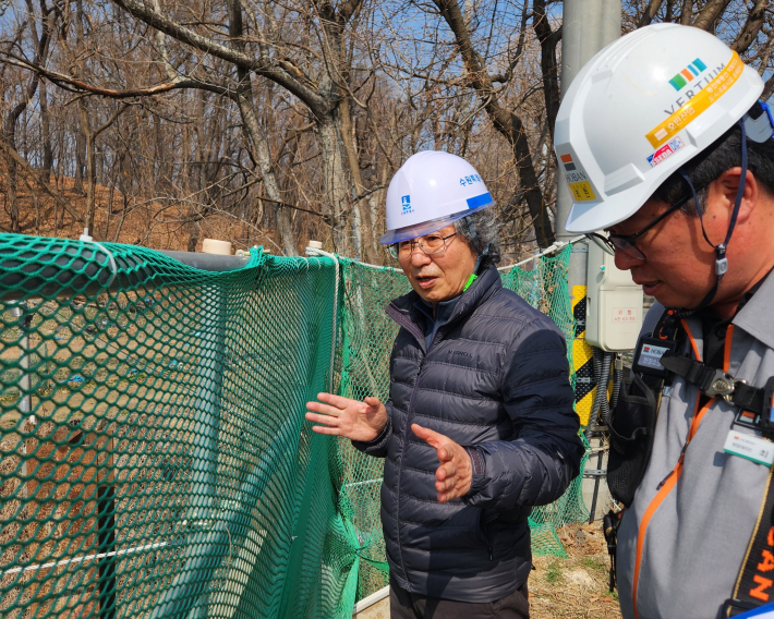 우남직 위원의 현장 점검 모습과 인터뷰