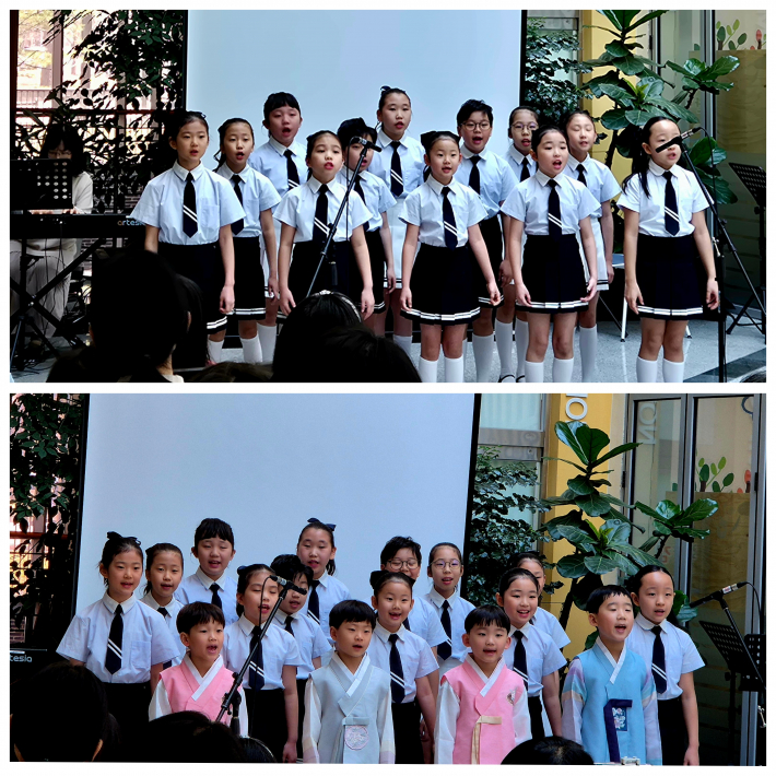 꿈솔 어린이 중창단 공연모습